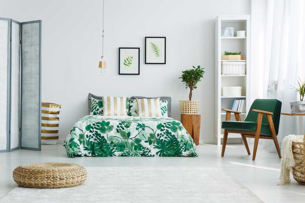 Groen in de slaapkamer: bekijk de mooiste voorbeelden