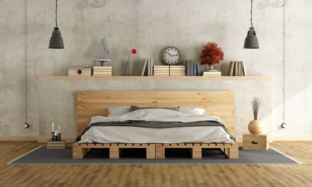 werknemer Onderstrepen Reinig de vloer Opbergplanken boven het bed: stijlvol én handig - Woonstijl