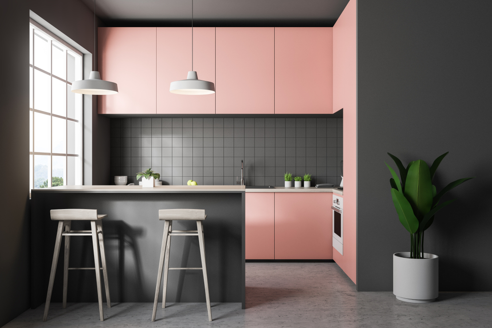 Roze keuken